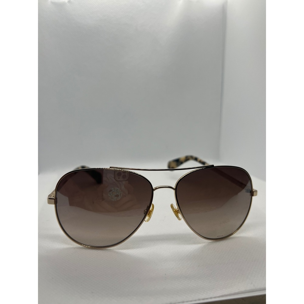 Kate Spade‎ Aviator Sunglasses Gold Frame Brown Gradient Lens Designer